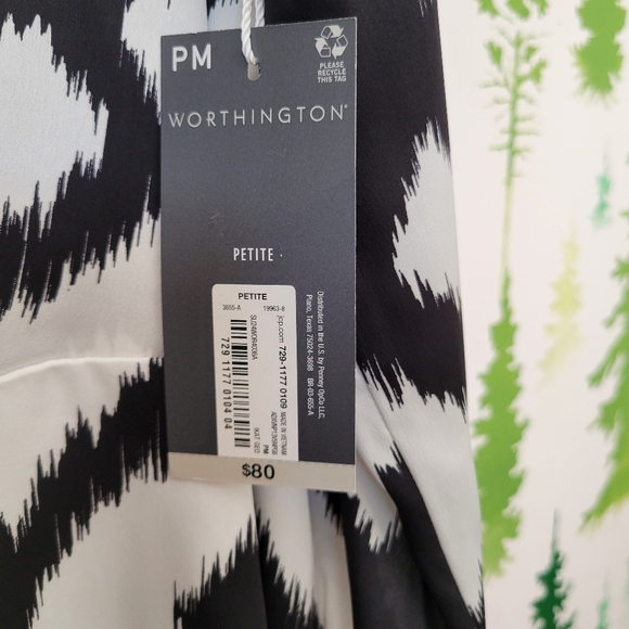 Worthington Long Sleeve Shirt Dress. - Picture 4 of 10